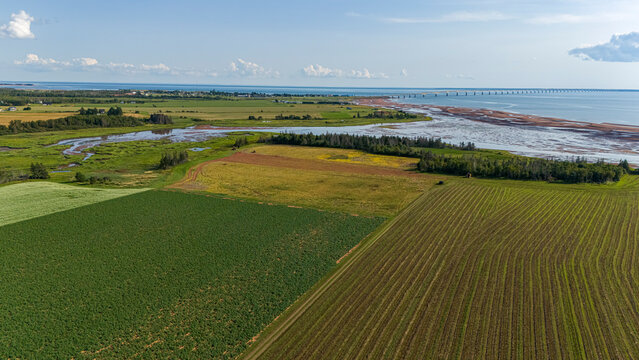 Farmland, Prince Edward Island, Canada. 