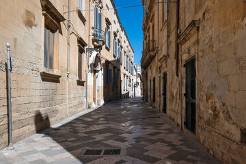 Obraz premium Amazing view of The Old town of Lecce, Italy