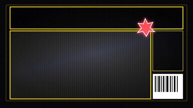 Canadian maple leaf flag on dark textured background with barcode.