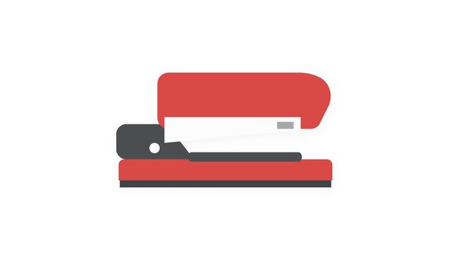 Stapler icon illustrating organization process for education document management and school office