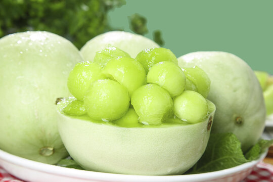 Fresh Green Jade Melon with Seeds from Shandong Nanhui China - Premium Organic Fruit Produce