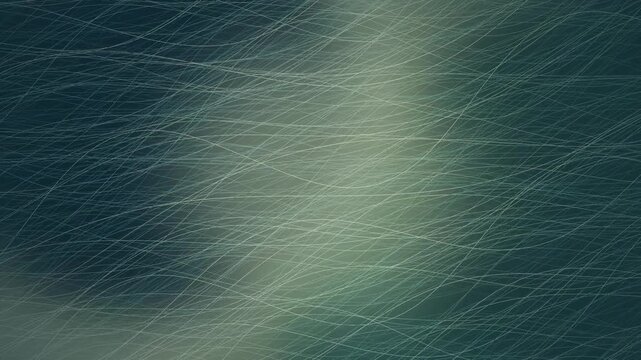 Thin curved thread like lines shimmer in a dense overlapping network