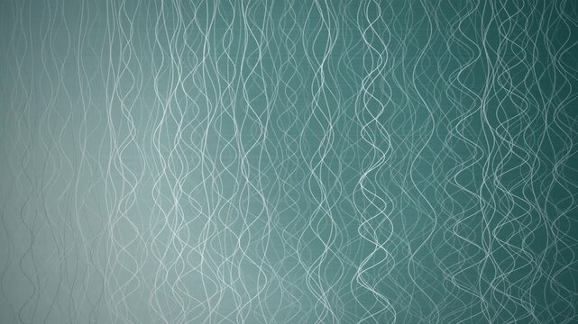 Wavy thread lines shimmer in a dense vertical pattern