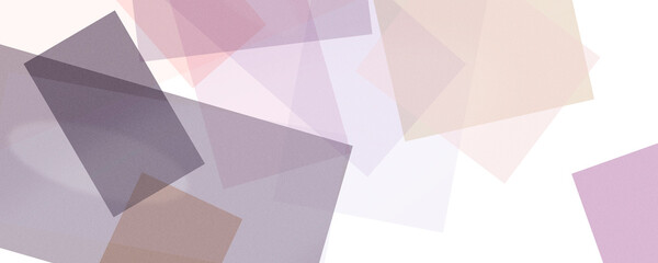 Fototapeta premium Abstract arrangement of faceted geometric shapes in blush, lavender, and pale gray creates a calm, modern mood for branding, web design, and presentations.