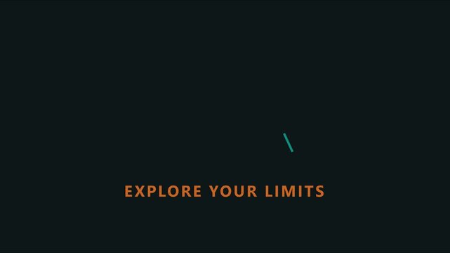 Explore your limits motivational typography motion animation 4k background