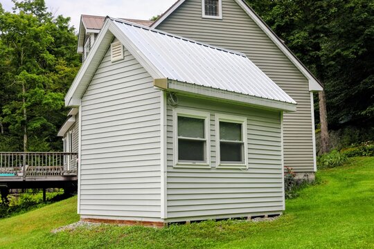 tiny home adjacent 2. Regular house