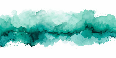 Fototapeta premium Abstract Blue Watercolor Background with Soft Cloud Shapes, Misty Smoke Effects, Winter Ice Tones, and Artistic Paper Texture for Nature and Creative Design