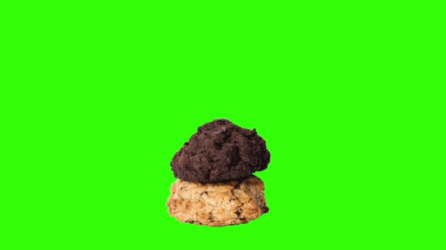 Cookie Stack Green Screen Animation