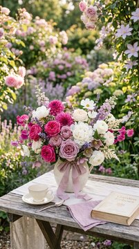 Floral garden bouquet