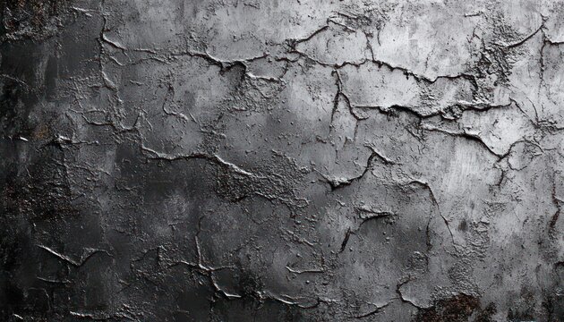 dark weathered cracked plaster wall with peeling paint, rust stains and gritty moody texture