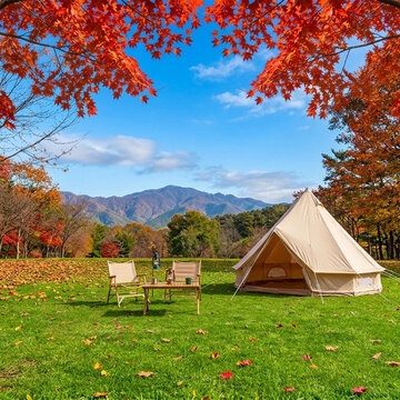 Autumn Camping Photo