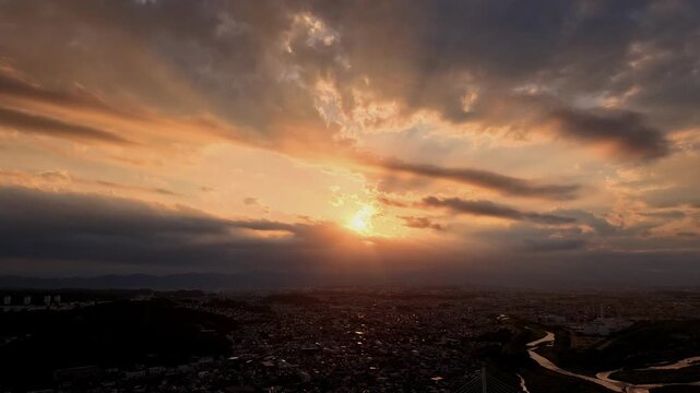 美しい夕陽