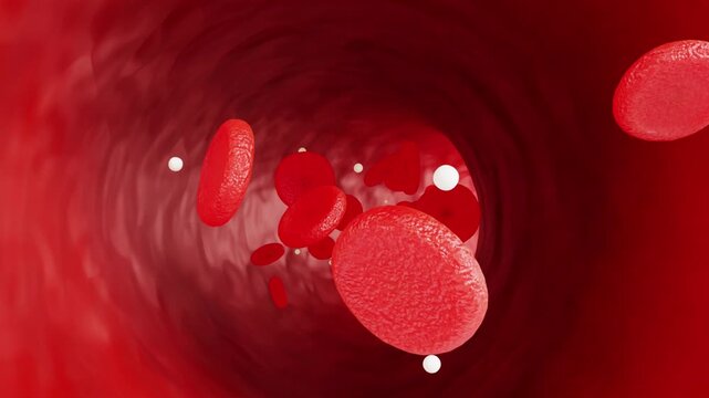 Blood Cells Circulation