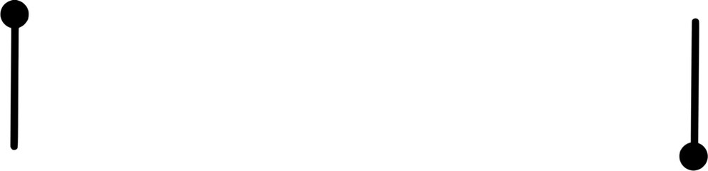 Obraz premium Minimal Outline Text Box Banner