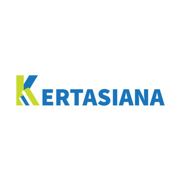 A professional wordmark combining bold blue lettering with a compact geometric symbol in blue yellow and green creating a modern corporate identity