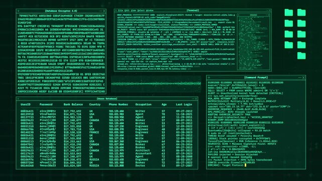Database Encryption Console for Cybersecurity and Data Protection