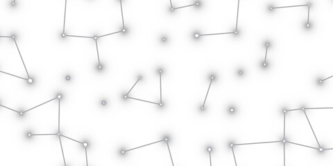 White Constellation Star Map Overlay, Isolated on Transparent Background. Isolated glowing constellation star map for VFX, motion graphics and cinematic compositing. © Tung's companion