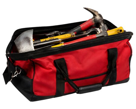 Firefighter Tool Bag with Rescue Hand Tools for Organized Emergency Equipment Storage and Field Deployment