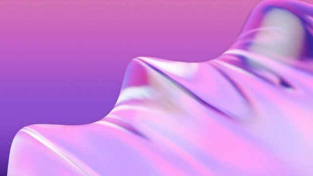 a banner design of a glass shape ethereal form of purple shard on light background