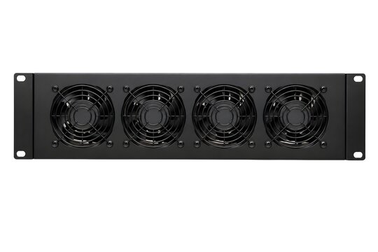 Rack Fan Unit with Multiple Cooling Fans for Efficient Server Cabinet Ventilation and Equipment Protection