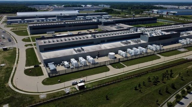 Meta's massive New Albany, Ohio data center powers global digital infrastructure with clean renewable energy, driving local tech investment, job creation, and sustainable community growth.