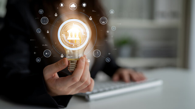 A global FinTech and digital banking network technology concept. A central financial system connected to the worldwide digital economy and services. Motif
