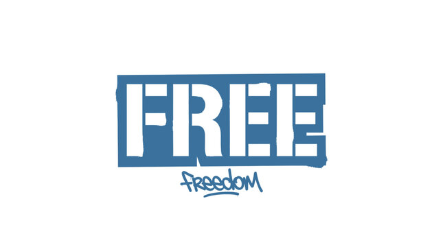 Graffiti Style FREE Text Isolated on Transparent Background