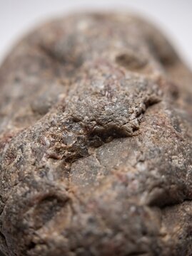 Macro View of Natural Rough Stone Texture and Mineral Surface