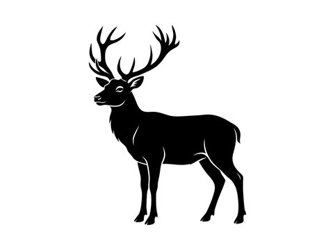 deer silhouette vector