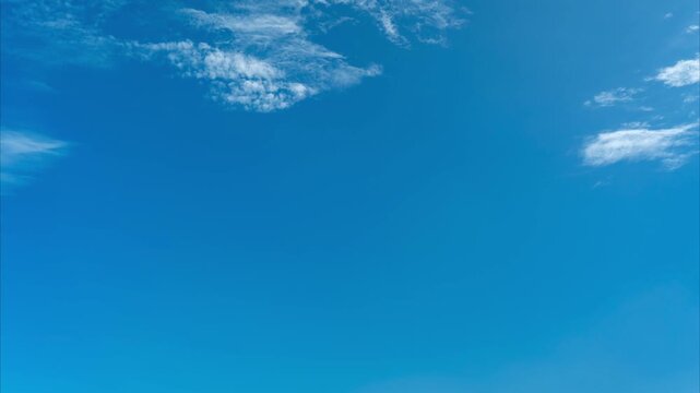 青空　雲　タイムラプス