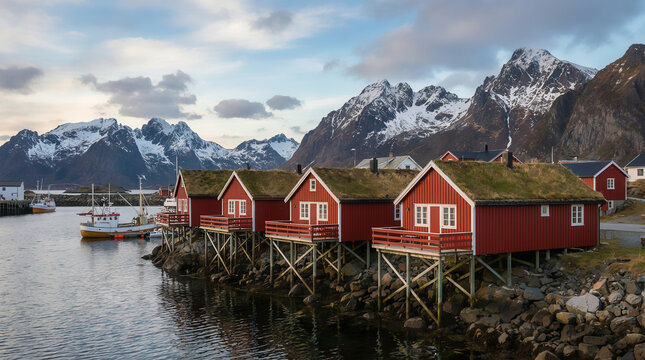 Bay in Svolvaer - Lofoten - Norway