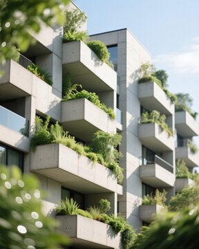 postmodern green roof detail