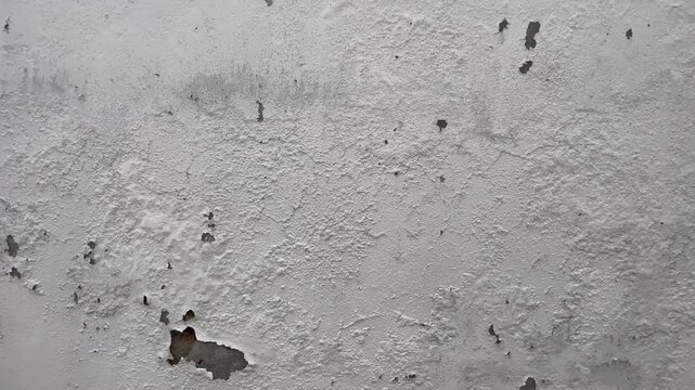 Peeling White Wall Texture  Weathered Plaster Surface with Flaking Paint