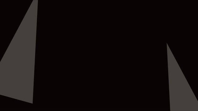 Abstract geometric motion animation 4k background, with dynamic moving, triangles and sharp, shapes in minimalist, black and white style