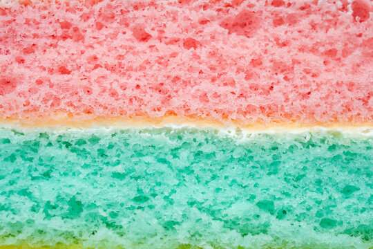 Colorful Rainbow Layer Cake Texture Background