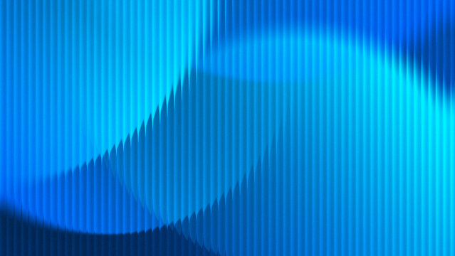 Blue Cyan Abstract Gradient Background with Glowing Vertical Lines, Layered Flowing Waves, Electric Ribbed Texture and Futuristic Light for Posters, Covers, Wallpapers and Digital Design