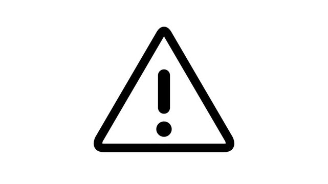 Warning Sign Exclamation Mark Triangle Alert Symbol.