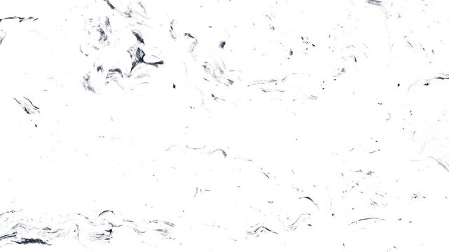 Abstract Black White Ink Texture Background,4K swirling monochrome fluid grunge video effect overlay.