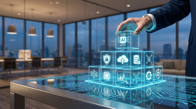Artificial Intelligence Technology Stack With Cloud Security and Secure Data Systems