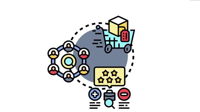 Business process optimization concept promoting efficient workflow, customer satisfaction, and rapid development through structured planning and strategic implementation for market success