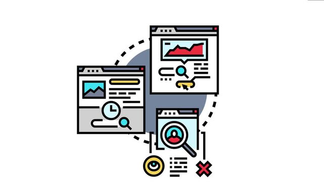 Digital screens the process of analyzing, optimizing, and improving website speed, user engagement, and online visibility for enhanced web development