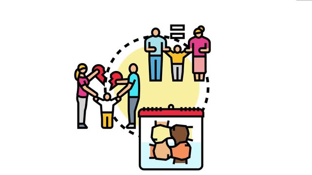 Concept families facing challenges like separation, emphasizing the importance of accepting differences, fostering unity, community, and promoting equal rights