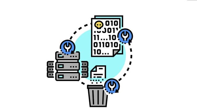 Concept data access authorization, corrupted file restoration, and deleted document recovery, highlighting digital security and information management