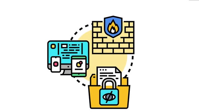 Digital firewall protecting user data and devices, managing access control for information security and confidential files, preventing unauthorized digital entry