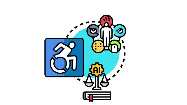 Accessibility compliance roadmap depicting a structured plan for achieving inclusive digital environments and legal requirements leveraging artificial intelligence solutions for diverse u