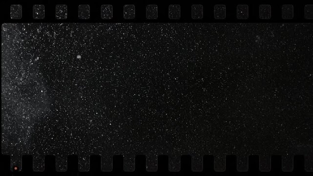 Floating dust particles and organic grain texture overlay for video compositing.