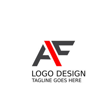 company logo design with AF
