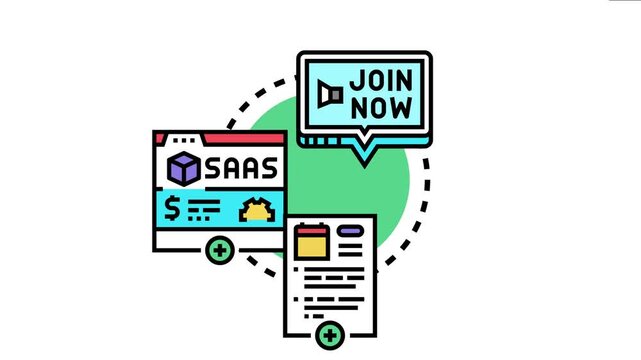 System connecting user account authorization for a cloud service subscription, integrating a join now button with access to online content and secure platform