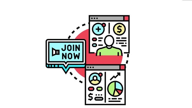 Account configuration panel displaying user settings, customization options, and financial management tools, integrating join now functionality with data analytics