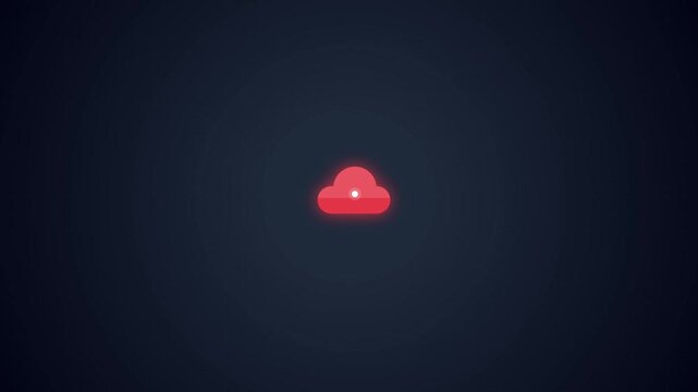Cloud storage network connection and delete icon for data server management
